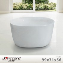 【台灣吉田】06307 壓克力獨立浴缸(小型橢圓缸)